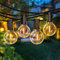 Lichterkette Außen, 15m LED-Beleuchtungskette mit 25+2 Glühbirnen Strom Outdoor lichterketten Saisondeko für Terrassenüberdachung Party Garten Außen- und Innenbereich Hochzeit Weihnachten Neujahr