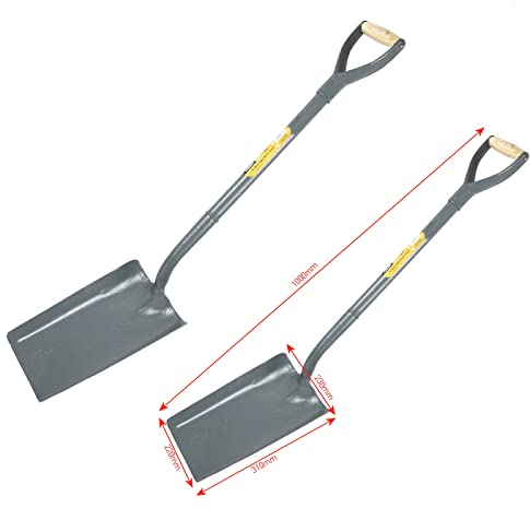 Rolson Contractors Taper Mouth Shovel All Steel Forged One - Piece