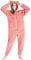 CityComfort Borg Onesie for Ladies (Dusky Pink, S)