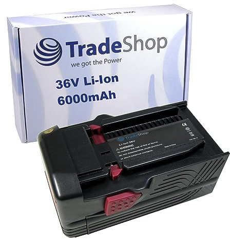 Trade-Shop Premium Li-Ion Akku, 36V / 6000mAh kompatibel mit Hilti AG 125-A36, AG125, B36, B36V, RC 4/36-DAB, SR 30-A36, SR30, TE 300-A36, TE 60-A36