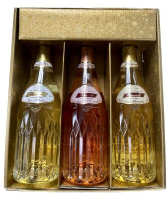 Coffret cadeau Champagne Vranken - Or -1 Brut - 1 Rosé - 1 Blancs de Blancs - 3x75cl