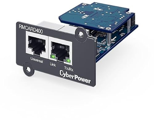 CyberPower RMCARD400 - SNMP/HTTP 100 Mbit Netzwerklösung für alle PR-, ODER- und OLS/OLS-Serien