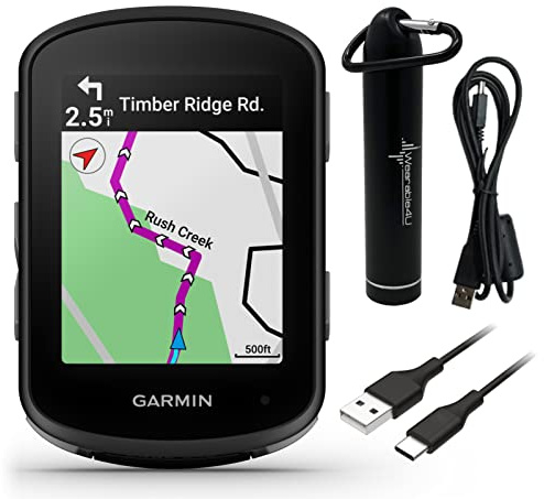 Wearable4U - Garmin Edge 540 GPS Cycling Computer, Button Controls, Advanced Navigation with E-Bank Bundle