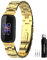 Gheper Metall Uhrenarmband Kompatibel mit Fitbit inspire 3 Edelstahl Armband Ersatz für inspire3 Smartwatch Zubehör für Damen Herren