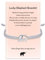 J.Endéar Elefant Armband für Damen Mädchen Silber 925 Handgefertigtes Kordelarmband Viel Glück Elefant Inspiration Schmuck Amulett Geschenk für Jungen, Grau
