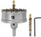 sourcing map Scie cloche en carbure TCT 75 mm de diamètre pour acier inoxydable, métal, alliage d'aluminium, cuivre, laiton, plastique, avec embout central supplémentaire