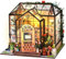 Maison Miniature a Construire Cathy's Flower House, DIY Miniature House en Bois avec LED, Maquette en Bois a Construire,Maison Miniature a Construire Diorama Cadeau pour Les Adultes, Femmes,Mères