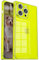 Tzomsze Square iPhone 15 Pro Max Clear Case,Full Camera Protection & Reinforced Corners TPU Cushion,Slim Silicone Shockproof Case Cover for Women Girls 6.7 inch 2023 Neon Green