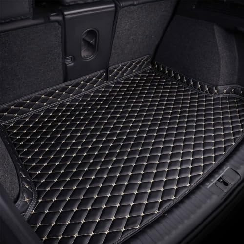 cenrf Coche Cuero Alfombrillas Maletero, para MG ZS 2023 Tronco Bandeja Protectora Funda Maletero Alfombra Antideslizante Accesorios,A