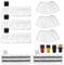 Steam Cleaner Pads Accessories Set, Microfiber Steam Mop Cloth Cleaning Pads Set Accessories, Microfibre Cloth Cover Set, Steam Cleaner Accessory Set Compatible with Kärcher SC1/ SC2/ SC4 (White)