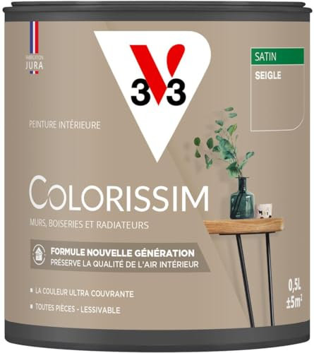 V33 Peinture multi-supports Colorissim® Seigle satin 0,5L