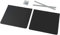 Coppia Paraspruzzi Camion Furgoni in PVC Nero Neutro Universale 62 x 40 completo di aste e bulloni fisaggio