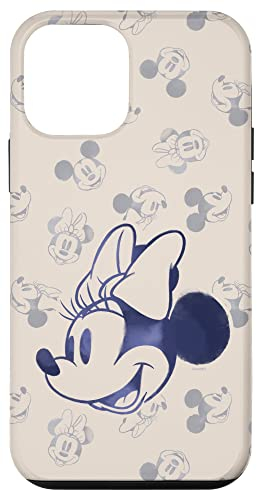 Hülle für iPhone 12 mini Disney Minnie und Mickey Mouse Köpfe Retro Vintage Classic