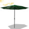 Daromigo Sonnenschirm 350 cm Grün mit Kurbel| Ampelschirm Gartenschirm Sonnenschutz UV Schutz 50+ | Kurbelschirm Marktschirm wasserdicht für Garten, Terrasse, Balkon, ohne Ständer