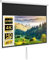 HOMCOM schermo di proiezione da 80 pollici, schermo per videoproiettore, per home cinema, 16:9 4K HD, montaggio a parete o a soffitto, 187 x 8 x 150 cm, bianco
