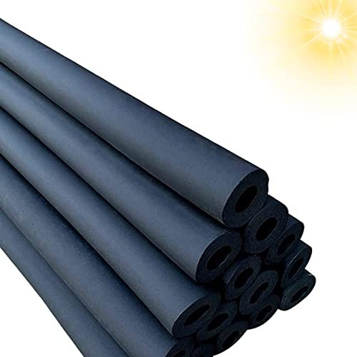 1.90m Outdoor Antifreeze Insulation Tube Foam Pipe Insulation Covers Outdoor Pipeline Foam Insulation Lagging Tube, Thickness 20.0mm, ID 22.0-114.0mm(ID22.0mm=7/8)