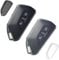 2 Stück Schlüsselhülle Autoschlüssel Hülle für VW, Transparent TPU Schlüsselcover, Schlüsselgehäuse für VW Golf 8 GTE GTI ID.3 ID.4 Seat Leon MK4 Tarraco Ateca Skoda Octavia 4 Cupra Formentor Born