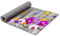 HomeLife PVC Küchenläufer waschbar & rutschfest | 52 × 140 cm | PVC Teppich Läufer für Küche, Flur & Bad | Polyester Teppich für Eingangsbereich Innen & Außenbereich | Design Orchideenpracht