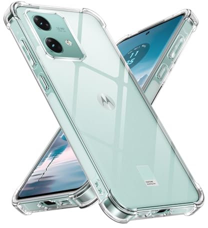 Xiltlly Cover per Motorola Moto Edge 40 Neo 6.55, Trasparente Custodia Antiurto Silicone Ultra Sottile Morbido, Bumper Resistente Anti-Graffio Sottile Morbida TPU Protettiva Case per Moto Edge 40 Neo