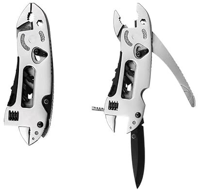 Multifunktion ale Edelstahl Zange & Mini Schraubens chl üssel Werkzeug Set Schlüssel Taschen messer Zangen Schrauben zieher Kit Tragbares Handwerkzeug Set für Outdoor Camping