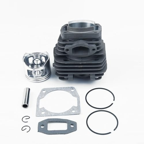 URPIZY 45MM Zylinder Kolben Kit Für 52CC 5200 Kettensäge Ersatzteile Motorsäge Zubehör Gartenwerkzeug Outdoor Ausrüstung Forstarbeiten Holzfällen Baumpflege