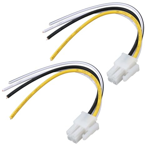 EMSea 2 Arneses de Cables para Altavoces de Amplificador de Coche de 4 Pines de 14 Cm Compatible con Alpine Compatible con Diamond Audio