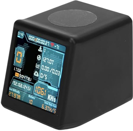 Luocute Bitcoin Lottery Miner mit 1,54-Zoll-Display, 20-facher Leistung, Stabiler Leistung, Einfacher Einrichtung, Mining von Bitcoin Dogecoin mit D0-Chip, Online-Flashing,
