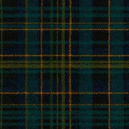 DERUINVAIO Self Adhesive Feature Removable Green Yellow Plaid Tartan Dark Blue Black Accents Peel and Stick Vinyl Wallpaper Roll, Sticky Lining Paper for Bedroom, Living Room, Kitchen Walls
