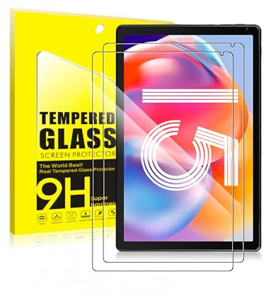 OAZSWGG (2 Packs) Tempered Glass Screen Protector for Whitedeer X107 10 Inch Tablet - 9H Hardness | Anti-Scratch | Oil-Resistant Anti-Fingerprint | Bubble-Free Easy Installation