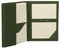 Rössler Papier 1026831008 - Paper Royal - Briefpapiermappe DIN A5/C6, 15/15, grün/chamois gerippt