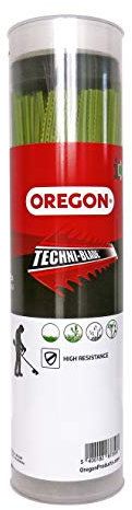Oregon 525243 Gezahnter Techni-Blade Mähfaden, Zuschnitte, gelb, 6 mm, 26 cm, 205 Stück