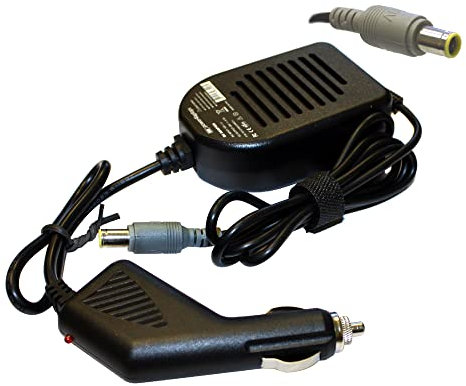 Power4Laptops DC Adapter Laptop Car Charger Compatible With Lenovo Thinkpad L421