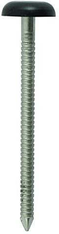 TIMCO Polymer Headed Nail - 50mm - Black - Box of 100
