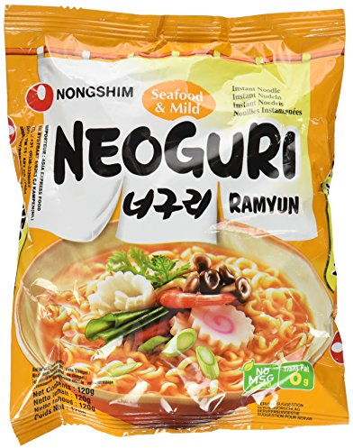 NONGSHIM - fruits de mer Nouilles instantanées Neoguri Douces - Multipack (20 X 120 GR)