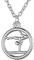 TEAMER Gymnastik Anhänger Trendy Gymnastik Halskette Sport Ballerina Schmuck für Frauen Mädchen für Geburtstag Weihnachten (Stil 1-Silber)