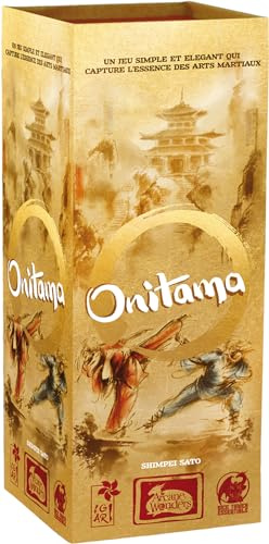 VORAGA Asmodee Igiari Onitama - Brettspiele - Strategiespiele ab 14 Jahren - Spiele für 2 Spieler - Französische Version