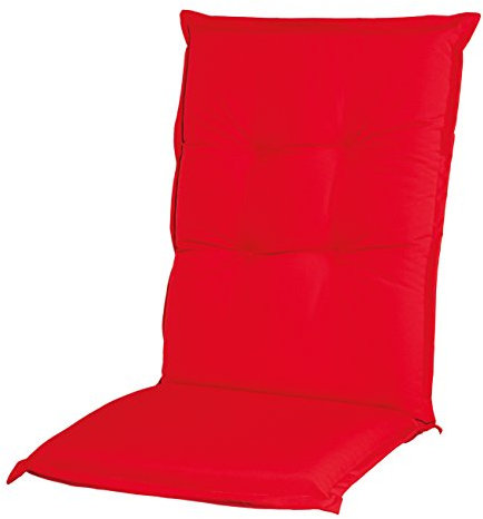 Adlatus-Kühnemuth - Gartenstuhlauflage - Polsterauflage - Sitzauflage - Classic Dessin 101, Farbe: rot (Niedriglehner Auflage 96 x 50 cm)