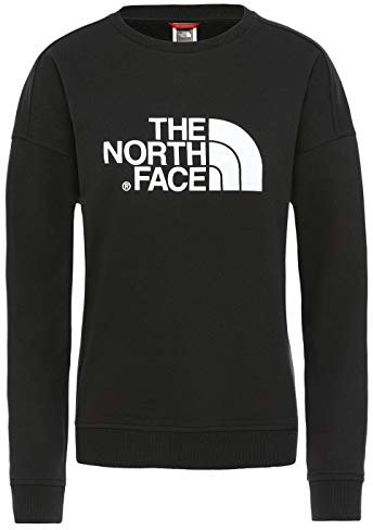 The North Face W Drew Peak Crew-Eu Felpa, Donna, Tnf Black, XS