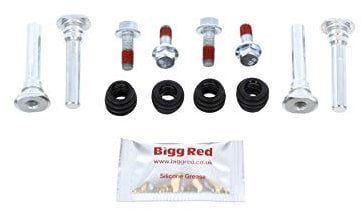Bigg Red - Rear Brake Caliper Slider Pin Kit - Compatible with S2000, Stream, Civic, FRV, MG ZR, MG ZS, Rover 600 Series, 25, 45, 200, 400, Streetwise, etc…