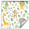 Wallepic Tapete 10m Vlies Tapete Dschungel Tiere Löwe Vliestapete 1000x53cm Wand Tapete Wohnzimmer Kinderzimmer Moderne Wanddeko Wand Dekoration