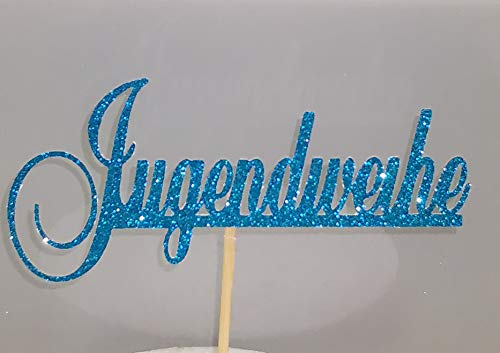 Jugendweihe Cake Topper Geburtstag Torten Stecker Kuchen Deko Gold Silber