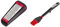 Tefal K2072714 Ingenio Râpe Multi Usage en acier inoxydable inox avec bec verseur et plusieurs lames ustensile de cuisine sans bisphénol A & Ingenio Pinceau Silicone, Manche anti-dérapant