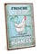 TypeStoff Holzschild mit Spruch – glückliche Hühner – im Vintage-Look mit Zitat als Geschenk und Dekoration zum Thema Eier und Bauernhof - HS-00846