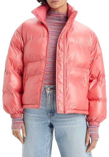 Levi's RETRO PUFFER, giacca Da donna, ITALIAN ROSE, L