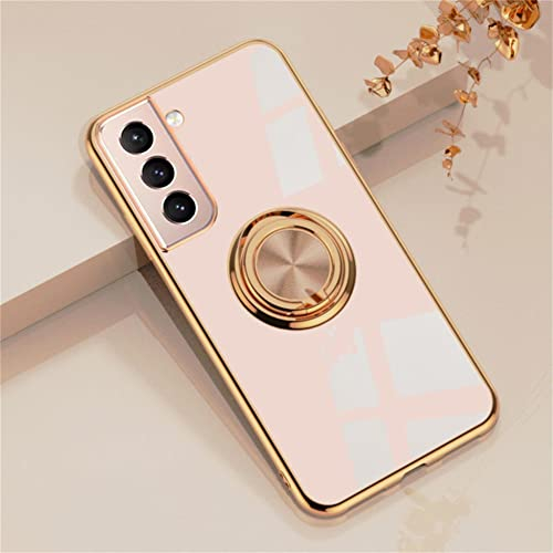 Einaily Hülle für Samsung Galaxy S22 Plus Handyhülle, Galaxy S22 Plus Schutzhülle mit Ring Case Silikon Bumper Stoßfest Schale Ring Ständer Fingerhalter Magnetische Cover Galaxy S22 Plus