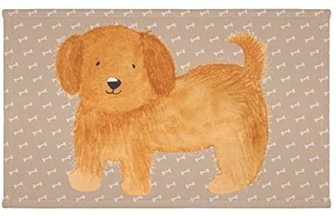 Mr. & Mrs. Panda 50 x 100 Handtuch Hund Flauschig - Geschenk, Hundebesitzer, Badehandtuch, Frauchen, groß, Handtücher, Hundemotiv, Hundemama, Baby,