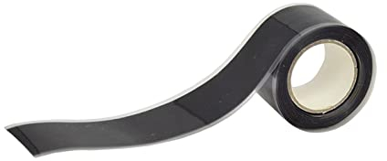 SM SunniMix Griffband Selbstklebend Wasserdicht, Drachenboot Paddel Griffband Flexibel, Sealing Strip Sticker Wasserdichtes Silikon-Griffband für Outdoor Einsätze, Schwarz