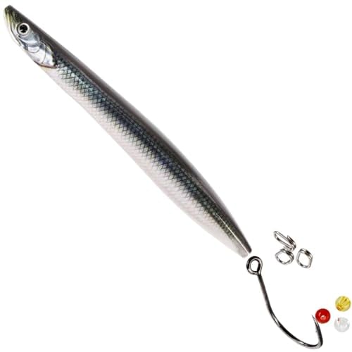 Westin Sandy Inline 14 g 18 g 24 g Meerforellenköder Durchlaufköder Größe 24g/12cm, Farbe Real Herring