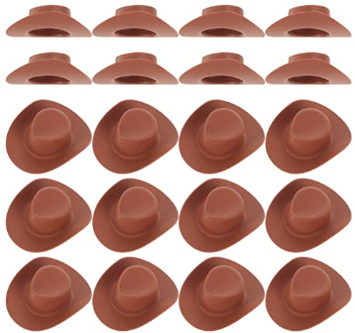 Alipis 40st Mini-cowboyhut Party- -hüte Miniatur-cowgirl-hut Cowboyhüte Wilder Westen Deko Miniatur Winzige Hüte Mini- -hut Kleine Hüte Zum Basteln Zubehör Hochzeit Plastik Kind