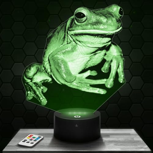 Nachttischlampe Frosch deko Tier Kröte. Geschenkidee Mann Frau objekt Frosch Nachtlicht Erwachsene deko Zimmer. Weihnachten